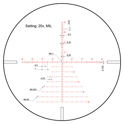 Vector Optics - Приціл Continental x8 3-24 SFP Zero Stop - 56 мм - чорний - SCOL-T50