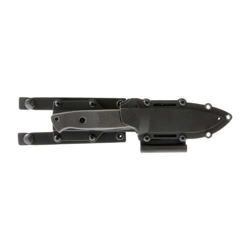 Benchmade - ніж для виживання 163BK Bushcrafter - CPM-CruWear - чорний - 163BK