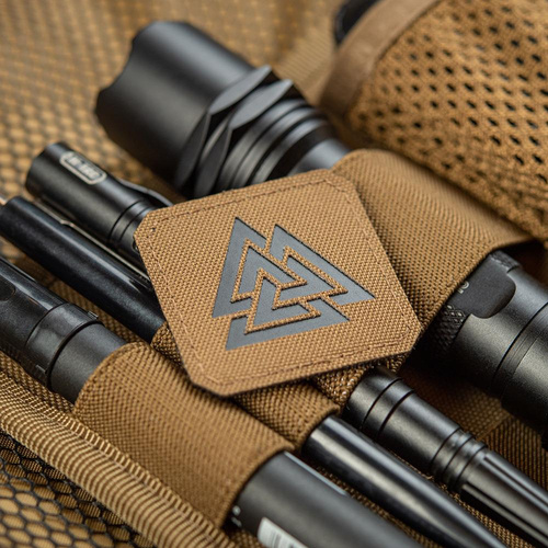 M-Tac - Квадратна нашивка Laser cut Valknut - Чорний / Coyote - 51162502