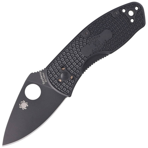 Spyderco - Складаний ніж Ambitious Lightweight - 8Cr13MoV - чорний - C148PBBK