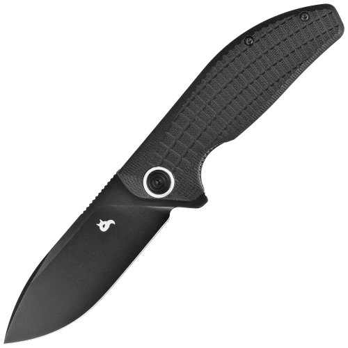 Fox - Ніж складаний EDC Acutus Black G10 - Liner Lock - High Speed D2 - PTFE - Чорний - BF-764 BB