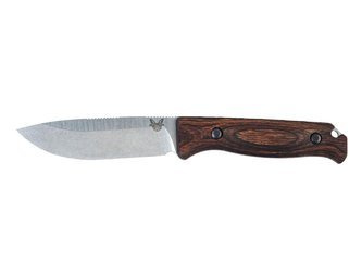 Benchmade - Мисливський ніж Saddle Mountain Skinner - CPM-S30V - Drop Point - Шкіряні піхви - 15002.