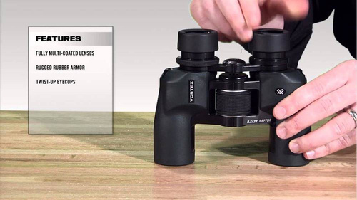 Vortex Optics - Бінокль Raptor 8.5x32 - R385
