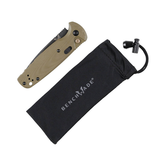 Benchmade - 4300BK-02 Тактичний ніж CLA - CPM MagnaCut - чорний / коричневий - 4300BK-02