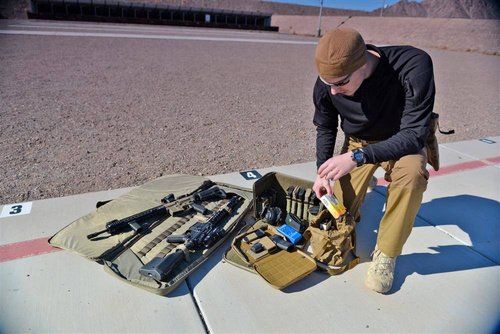 Helikon - Гаманець для пістолета з одним пістолетом® - адаптивний зелений - MO-SPW-CD-12