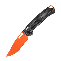 Benchmade - Мисливський ніж з міткою - CPM MagnaCut - чорний / оранжевий - 15535OR-01