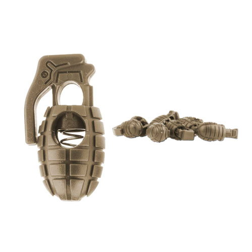 Mil-Tec - Кліпсові заглушки Pineapple - 10 шт - Coyote Brown - 13458235