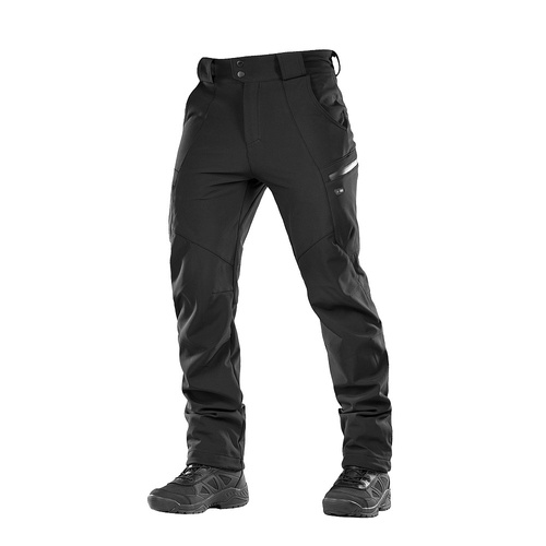 M-Tac - Штани тактичні зимові Softshell - чорний - 20306002