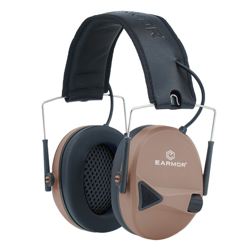 Earmor - Активні протишумові навушники M30 - Coyote Brown - M30-CB