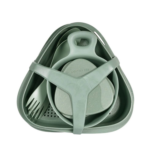 Light My Fire - Набір посуду Outdoor MealKit™ - 8 предметів - SlatyBlack - 2418411010