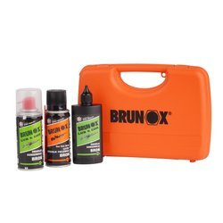 Brunox - Набір для чищення пістолета з футляром - 2 x Lub&amp;Cor + спрей для догляду за пістолетом