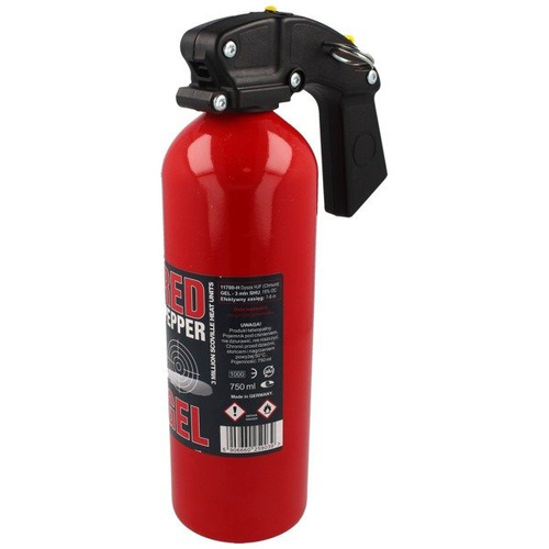 Графітовий перцевий газ - гель - HJF - 750 мл - червоний - 11700-H-RED