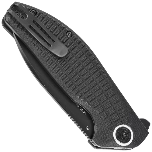 Fox - Ніж складаний EDC Acutus Black G10 - Liner Lock - High Speed D2 - PTFE - Чорний - BF-764 BB