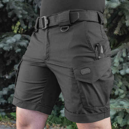 M-Tac - Тактичні шорти Aggressor - Polycotton - Rip-Stop - Black - 20018002.