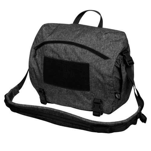 Helikon - Сумка Urban Courier Bag Large® - Нейлон - Чорний / Сірий меланж - TB-UCL-NL-M1