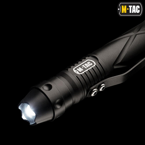M-Tac - Тактична ручка з ліхтариком TP-93 - чорна - 60033002