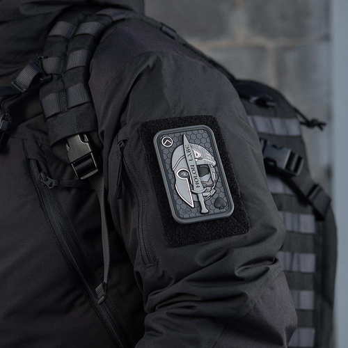 M-Tac - Моральна нашивка - Molon Labe Ace 3D PVC - сірий - 51127011