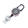 Key-Bak - Ретрактор Sidekick Duo - 24" - прозорий - 0KB2-5D254 - 0KB2-5D254