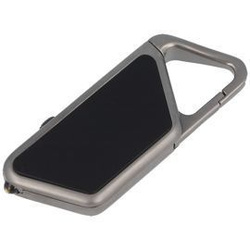 ASP - Сапфіровий USB світлодіодний акумуляторний ліхтар / підвіска алюмінієвий - чорний - 53600