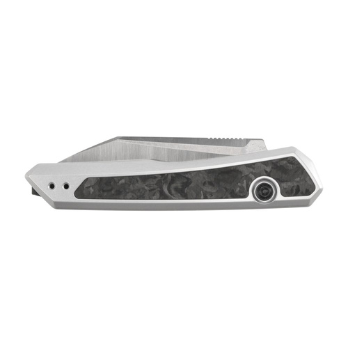 Kershaw - Пружинний ніж EDC Launch 20 - Зворотний танто - сріблястий - 7050
