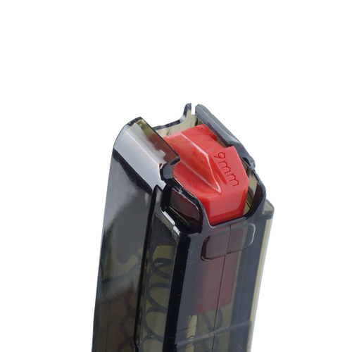 ETS - Полімерний магазин для MP5 - 9x19 мм - 40 набоїв - Carbon Smoke Series - SMK-HKMP5-40