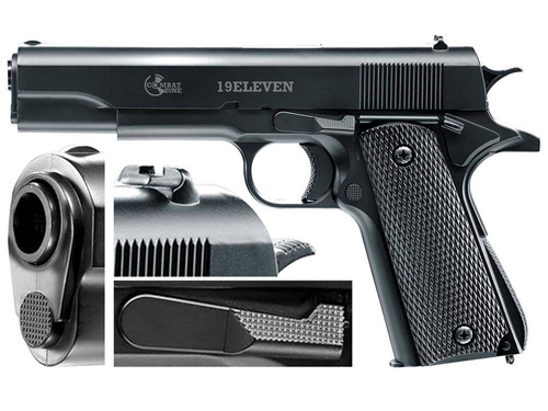 Combat Zone - Пістолет репліка ASG 19Eleven 6 мм - чорний - 2.5999