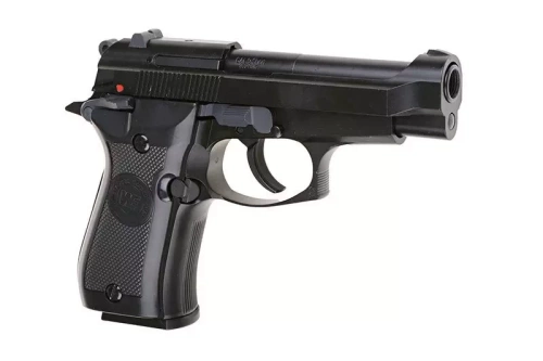 WE - Репліка пістолета ASG M84 Mini - зелений газ - чорний - WET-02-009252