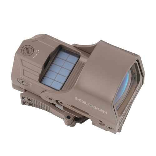 Holosun - HS510C Multi Reticle Sight - Зелена точка - Сонячна панель - FDE - HS510C-FDE-G