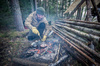 Helikon - Куртка Anorak Woodsman® - Crimson Sky / Ash Grey - KU-WDN-DC-8385A