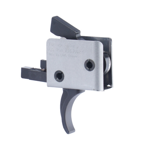 CMC Triggers - Спусковий гачок для змагань AR15/AR10 Small Pin - одноступінчастий - вигнутий - 2,5 фунта - 90501