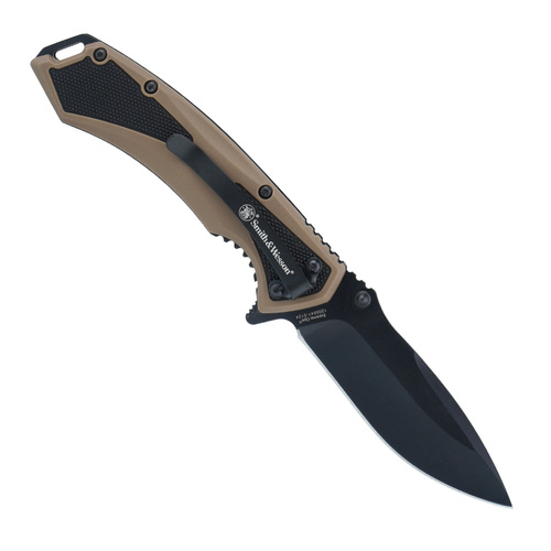 Smith&Wesson - Складаний ніж Extreme Ops - Drop Point - Tan - 1209515
