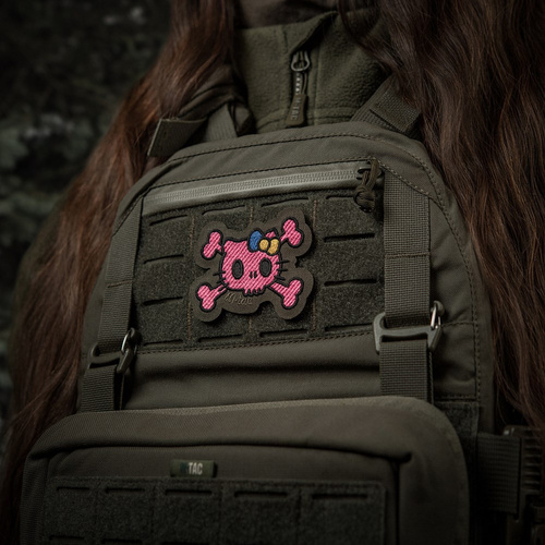 M-Tac - Нашивка Kitty Pink - Вишивка - Жовто-блакитний бант - Ranger Green - 51393023