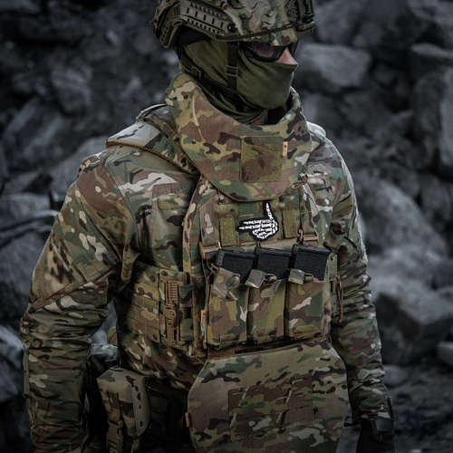 M-Tac - Нашивка Skeleton Shooter - Вишивка - 500D Cordura - Чорний - 51375002