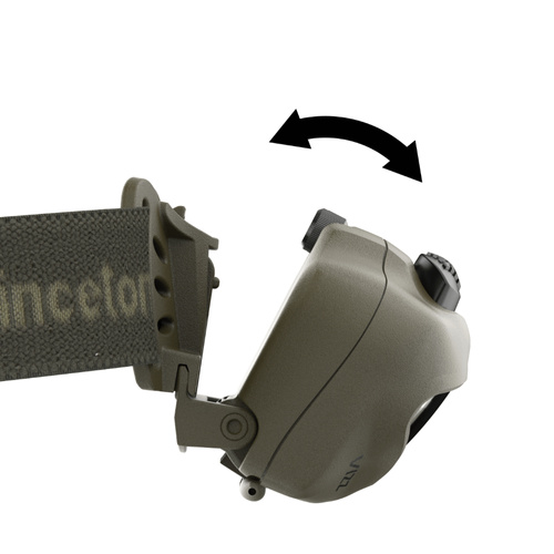 Princeton Tec - Тактичний налобний ліхтар Vizz 550 RGB MPLS - 550 лм - Оливковий - VIZZ23-RGB-MPLS-OD