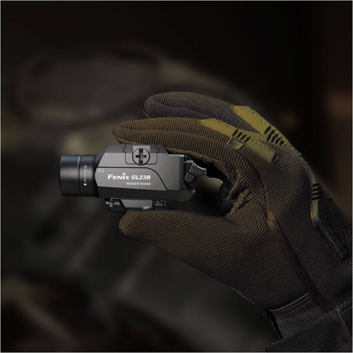 Fenix - Тактичний ліхтар з лазером GL23R - Luminus SFT40 LED - 1200 лм - чорний - GL23R