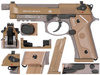 Umarex - Wiatrówka pistrówka Beretta M9A3 - Full Metal - 4,5 мм - Coyote - 5.8350