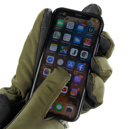 M-Tac - Тактичні рукавички Soft Shell Thinsulate - Оливковий - 90308001