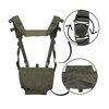 Mil-Tec - Легкий жилет Chest Rig - зелений OD - 13530401