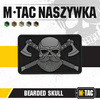 M-Tac - 3D нашивка - Бородатий череп - чорний / сірий - 51113211