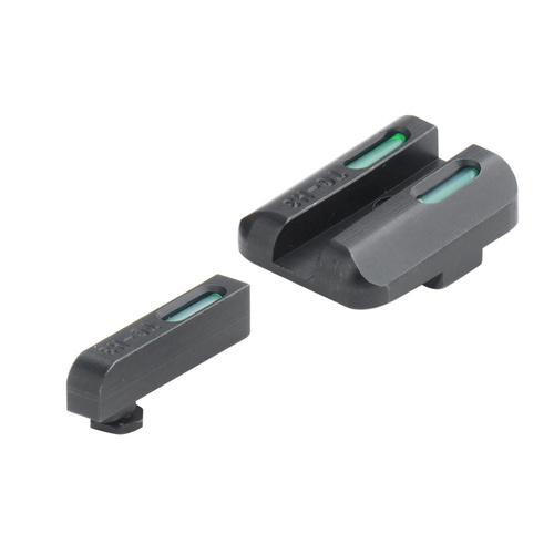 TruGlo - Оптичні приціли з тритієвого волокна TFX - Glock 17/19 - Низькопрофільні - Білий периметр - TG13GL1A
