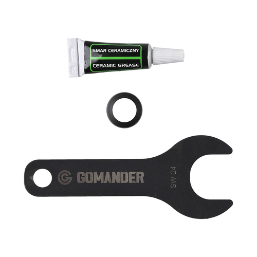 Gomander - Компенсатор полум'я Quadron Evo - 7,62 мм - 5/8 "x24 - чорний - TB0.10205