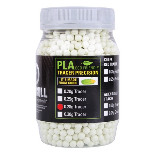 MadBull - Kulki ASG biodegradowalne - 0,28 г - 2000 шт - Tracer Eco Friendly - PLA BIO