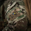 M-Tac - Нашивка Kitty Contour - Вишивка - Жовто-блакитний бант - Койот - 51386205