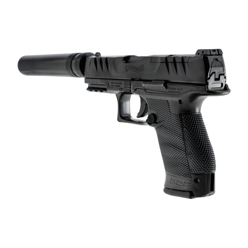 Umarex - Репліка пістолета ASG Walther PDP Compact 4" - 6 мм - пружинний - чорний - 2.5110 - 2.5110