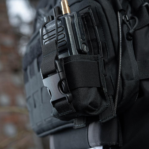 M-Tac - Підсумок для радіо - MOLLE - чорний - 10130002