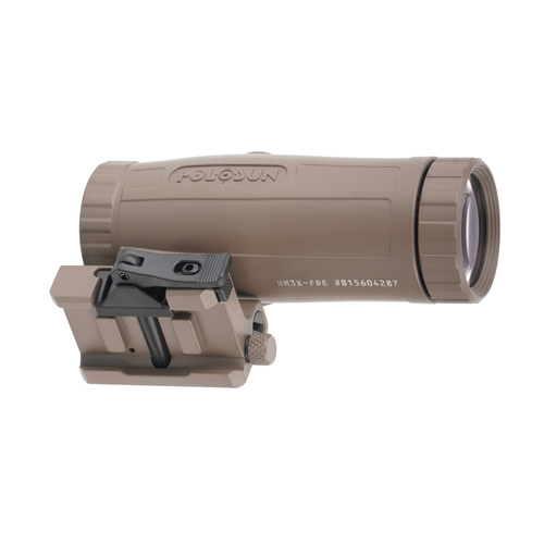 Holosun - Збільшувач 3x HM3X - Flip & Picatinny QD - FDE - HM3X FDE - HM3X FDE