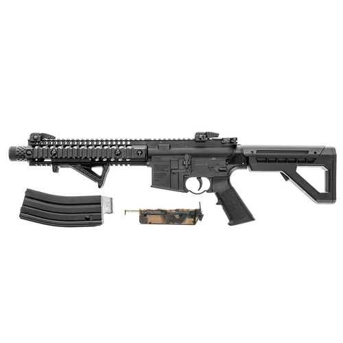 Crosman - Wiatrówka na CO2 Panther Arms DPMS SBR - Full Auto - 4,5 мм - Blow-Back - DSBR