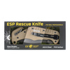 ESP - Ніж рятувальний - Гладке лезо - Хакі - RKK-01