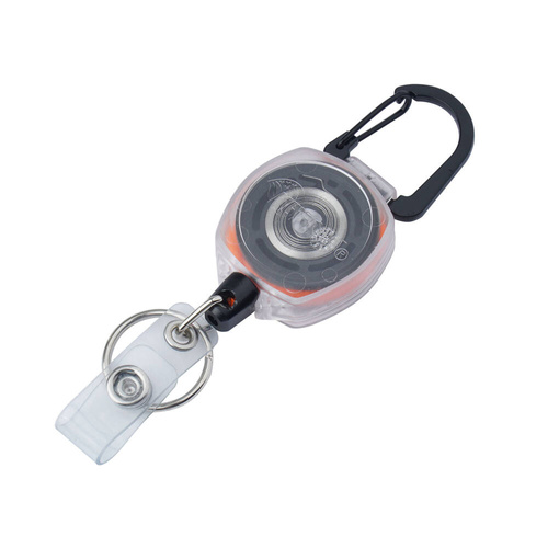Key-Bak - Ретрактор Sidekick Duo - 24" - прозорий - 0KB2-5D254 - 0KB2-5D254