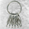 Nite Ize - S-Biner KeyRing Steel - Сталь - Сталь - KRGS-11-R3